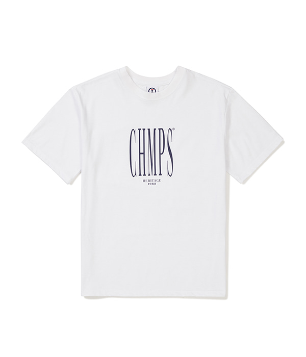 CHMPS HERITAGE LOGO TEE B24ST05WH