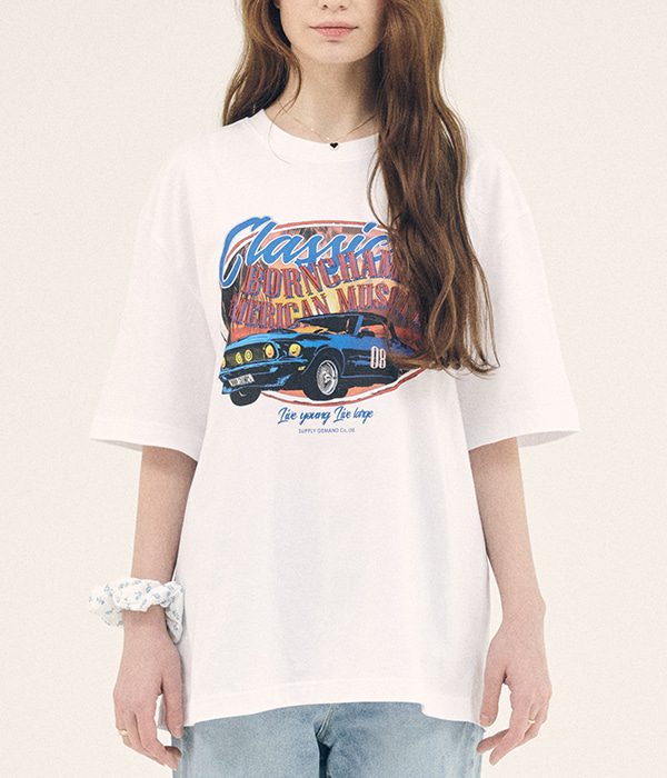 AMERICAN MUSCLE TEE B23ST15WH